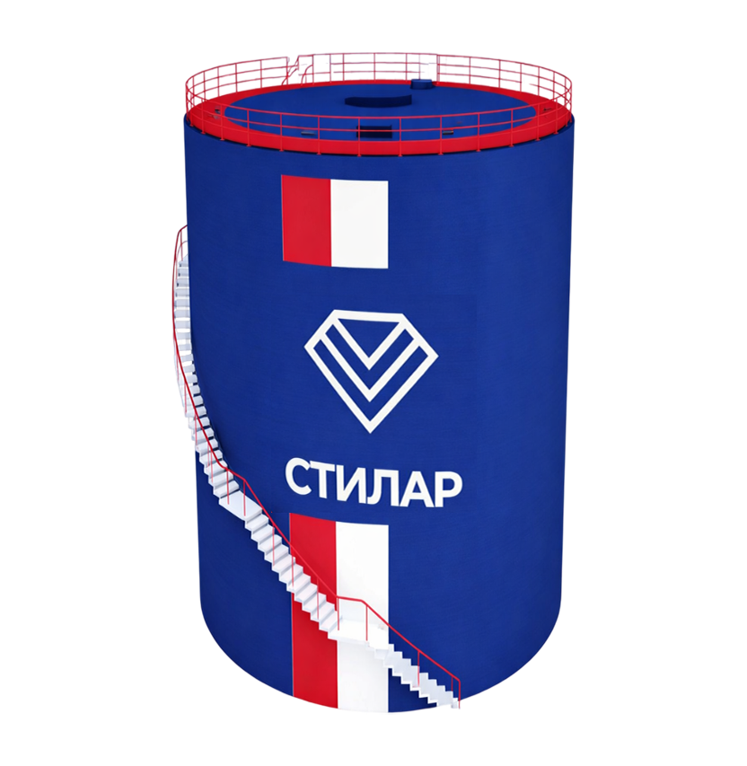 Цельносварной резервуар РВС для воды 15 м³ от завода-производителя